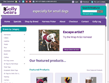 Tablet Screenshot of gollygear.com